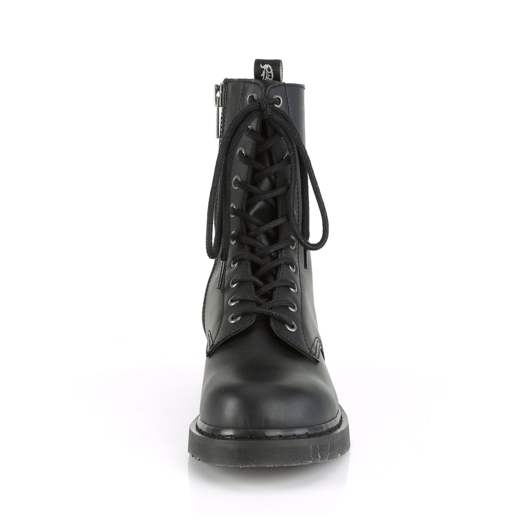 Bolt 200 Black Matte Vegan Leather- Demonia Direct - Totally Wicked Footwear