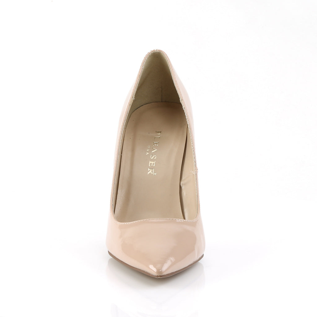 Classique 20 Nude Patent Pump 4" Heels - Direct - Totally Wicked Footwear