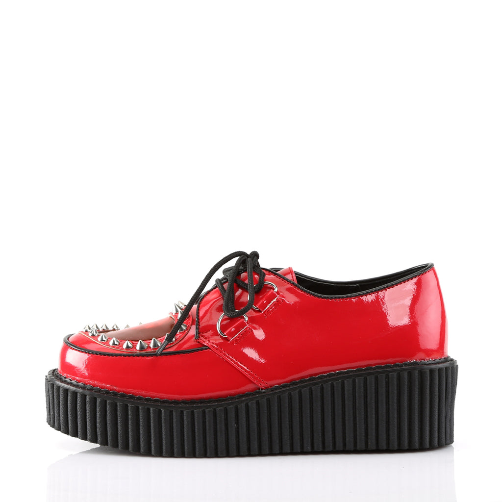 Creeper 108 2" Platform Red Patent Oxford Woman's 6-11 - Totally Wicked Footwear